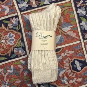 NEW Doogan Donegal Ireland 100% Pure Wool Irish Walking Socks 8-12